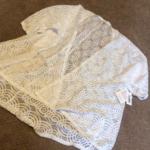 White LuLaRoe Lindsay